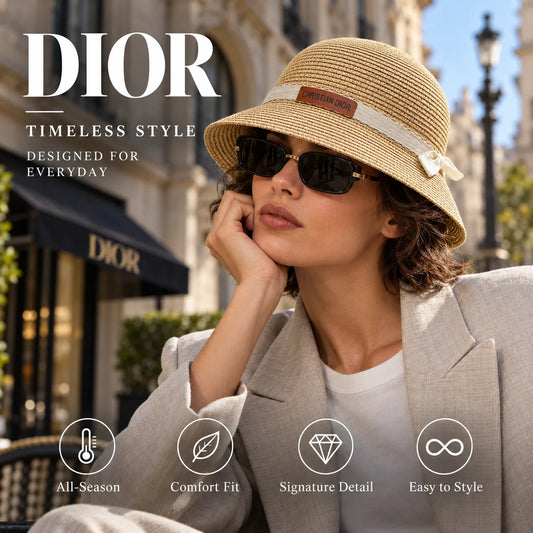 Dior Woven Bucket Hat - image 1