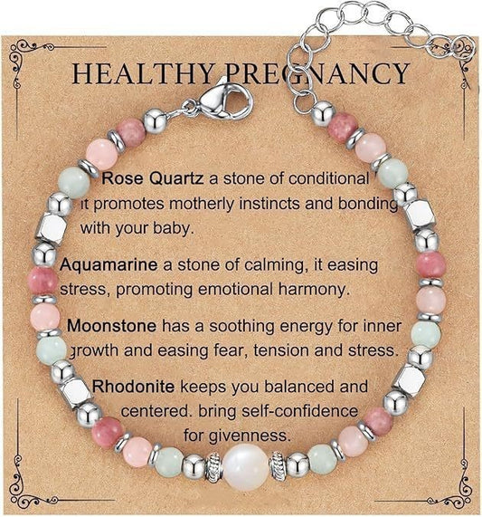Evil Eye Fivefold Protection Bracelet | 5 Natural Crystals | Adjustable Wax Rope