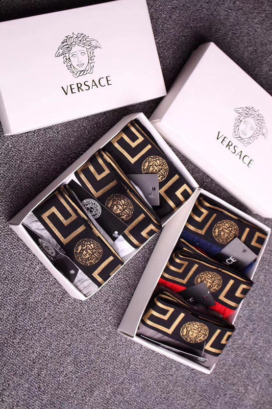Versace Modal Greek-Key Waistbands Men's Boxer Briefs