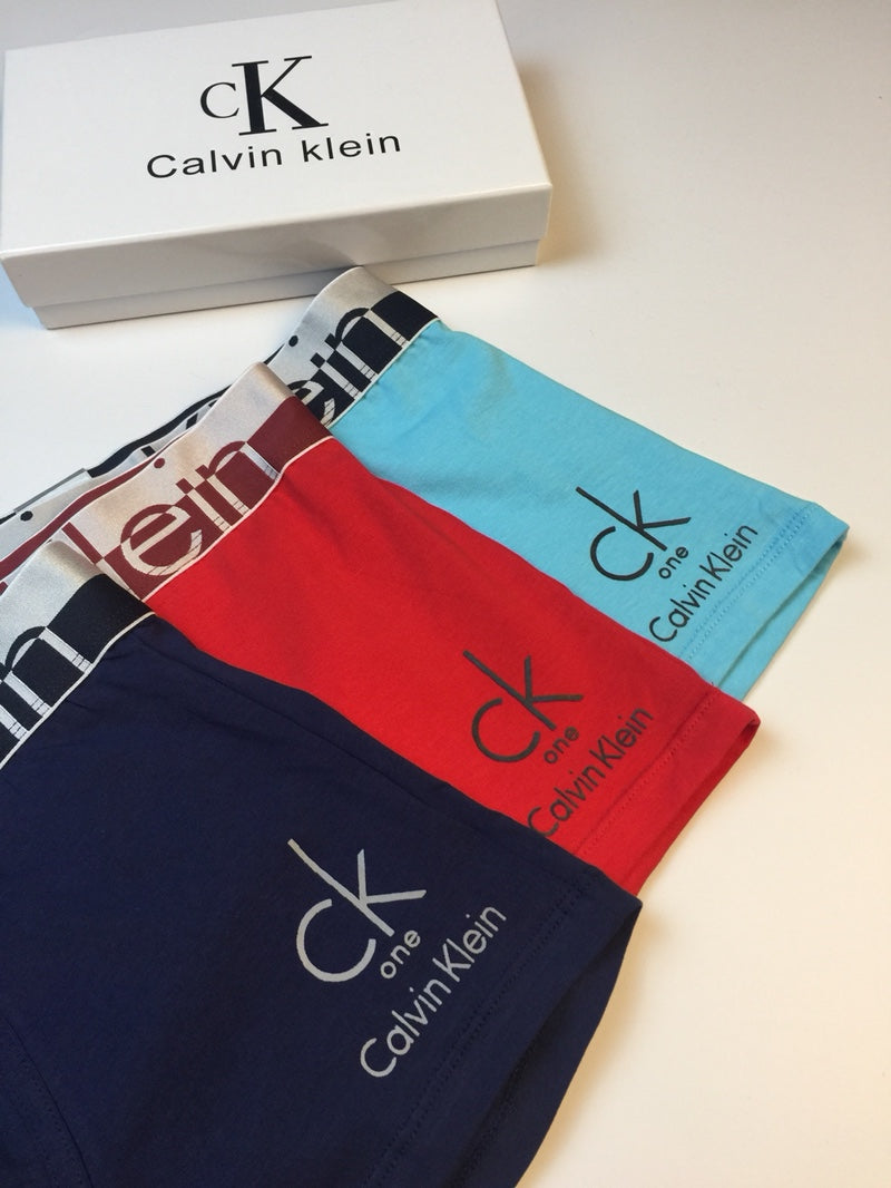 Calvin Klein Broad Logo Waistbands Men's Boxer Briefs - 3-Piece Box