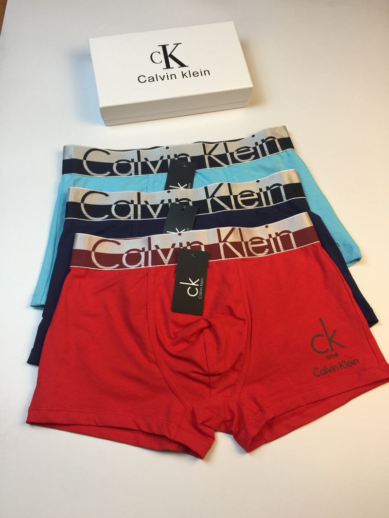 Calvin Klein Cotton Men's Boxer Briefs - 3-Piece Box