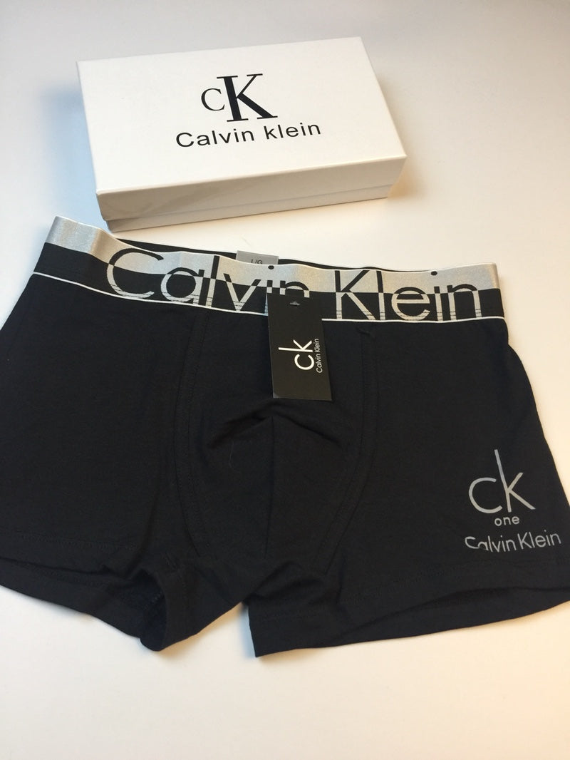 Calvin Klein Cotton Visible Colour, Waistband And Emblem Details Men's Boxer Briefs - 3-Piece Box