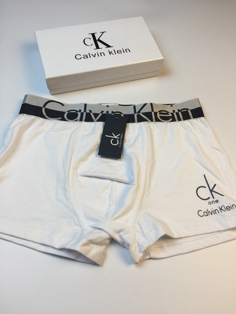 Calvin Klein Cotton Visible Colour, Waistband And Emblem Details Men's Boxer Briefs - 3-Piece Box