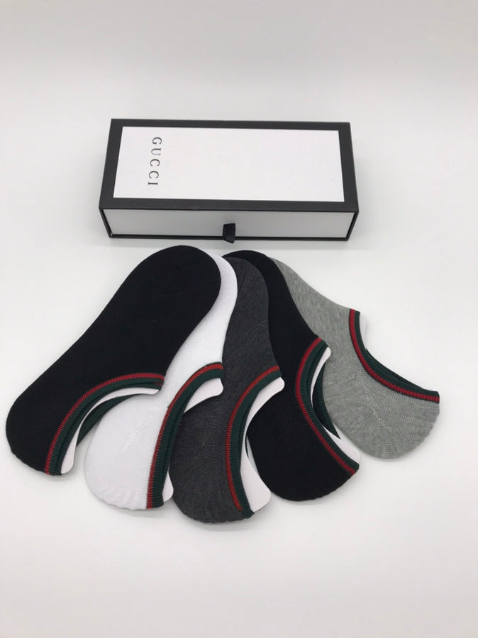 Gucci Cotton Short Socks - 5-Pair Pack
