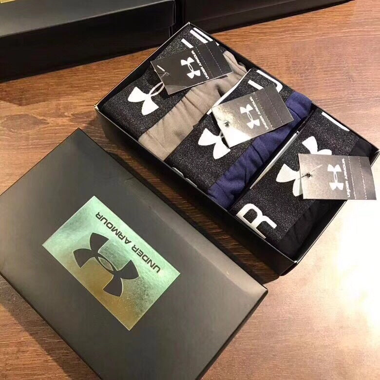 Cotton Men's Boxer Briefs - 3-Piece Box