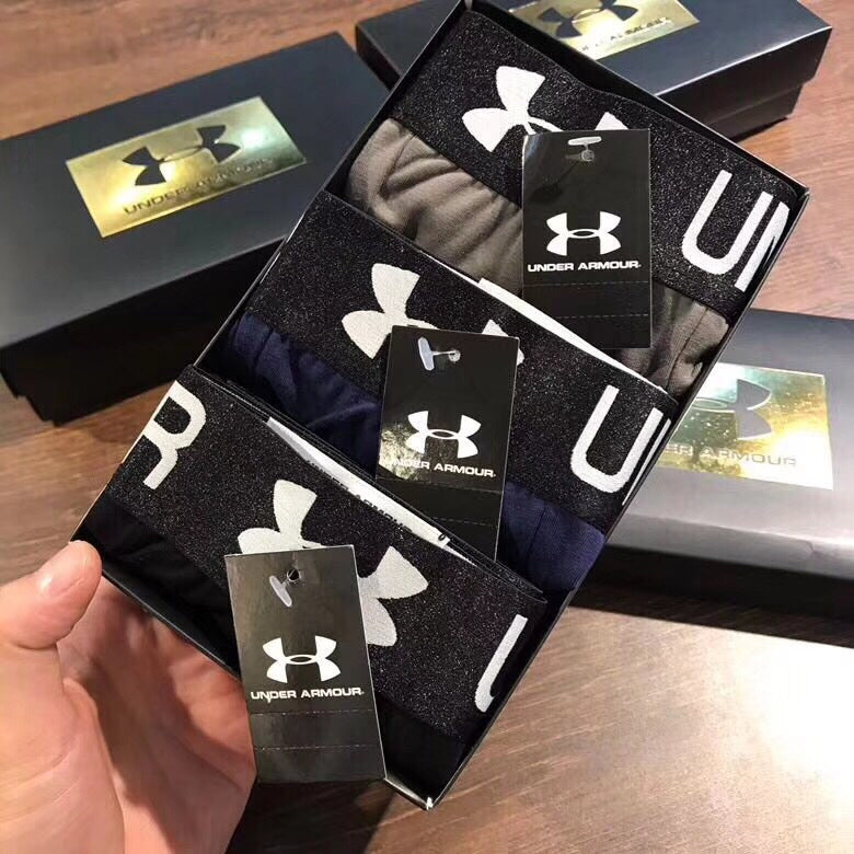 Cotton Men's Boxer Briefs - 3-Piece Box