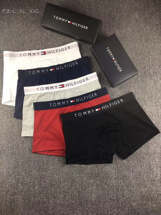 Tommy Hilfiger Odell Striped Logo Waistbands Men's Boxer Briefs