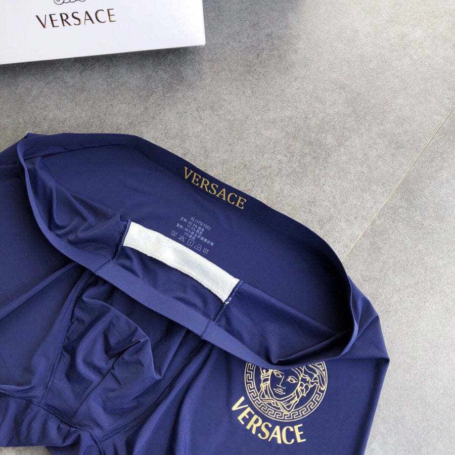 Versace Gold Medusa Silky-Knit Boxer Briefs