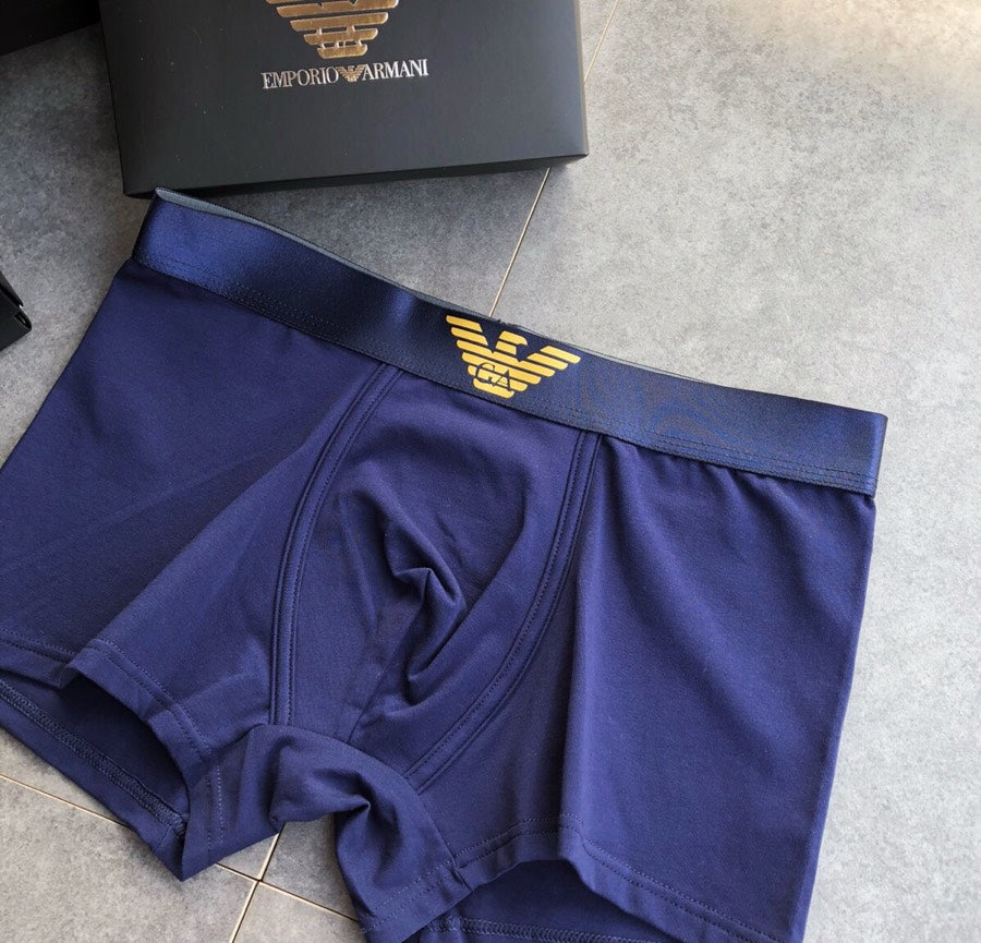 Armani Cotton Men's Boxer Briefs - 3-Piece Box