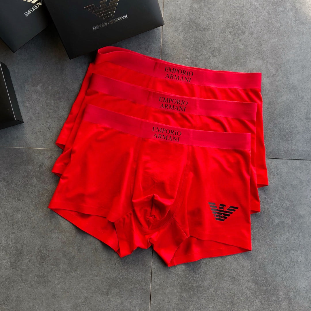 Armani Ea7 And Eagle Details Men's Boxer Briefs - 3-Piece Box