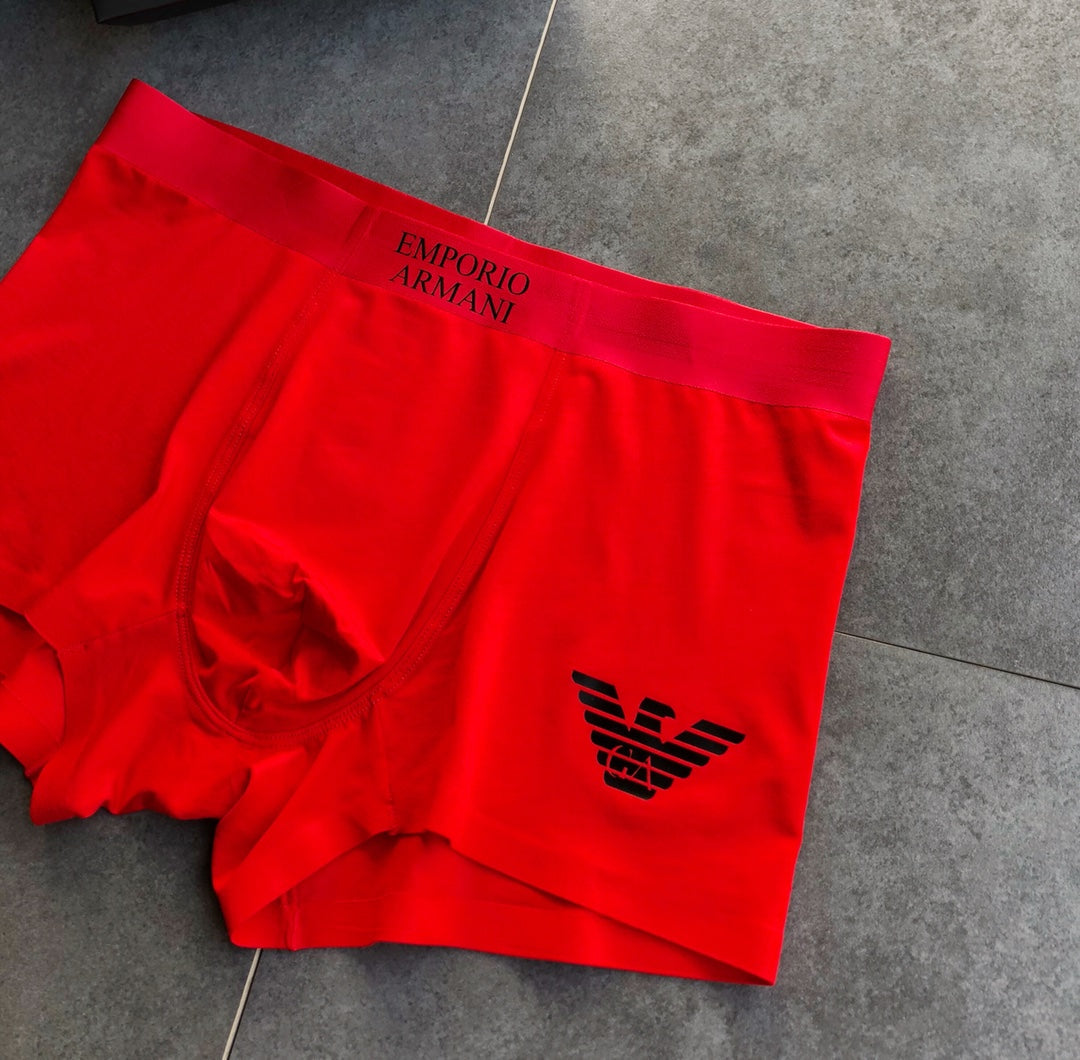 Armani Black Eagle Details Men's Boxer Briefs - 3-Piece Box