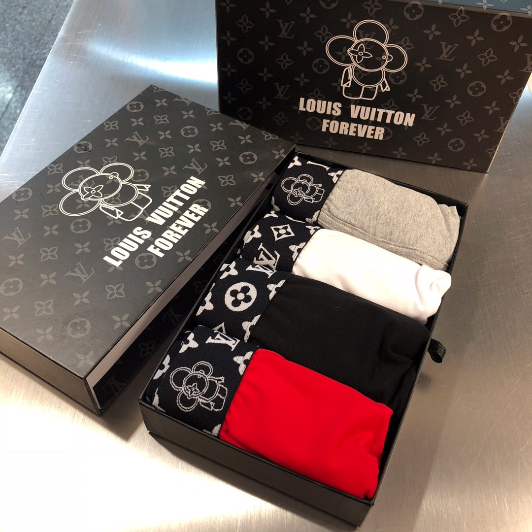 Louis Vuitton Cotton Men's Boxer Briefs - 3-Piece Box