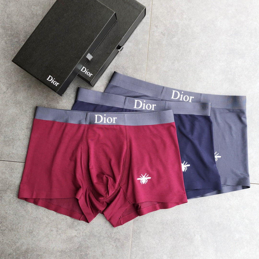 Dior Modal Short Socks - 3-Pair Pack