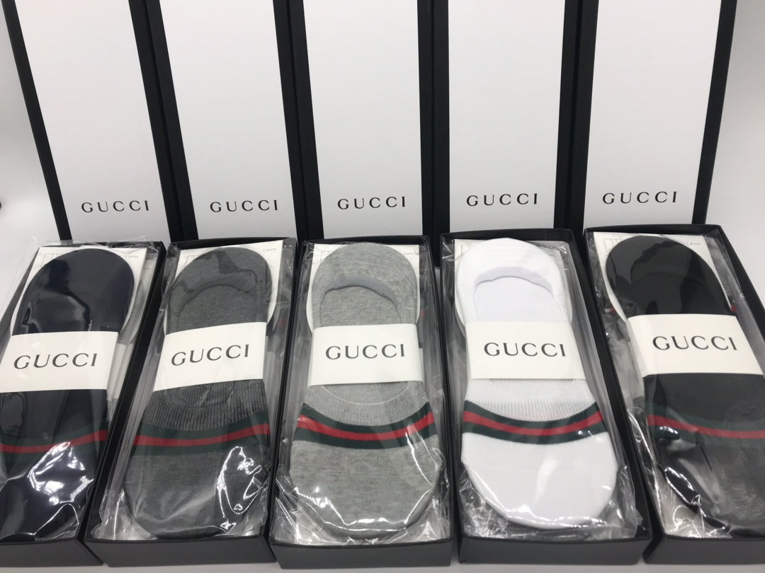 Gucci Cotton Short Socks - 5-Pair Pack