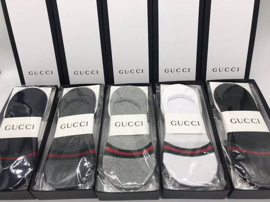 Gucci Cotton Short Socks - 5-Pair Pack