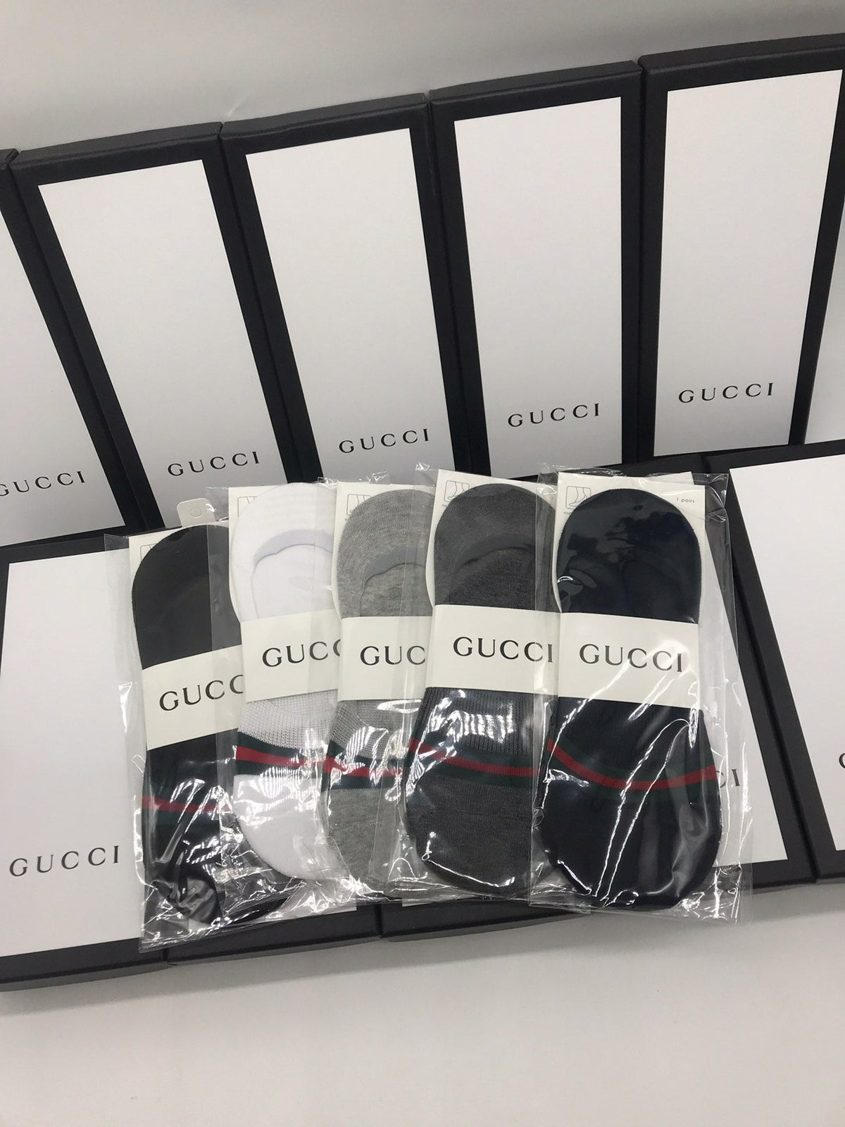 Gucci Cotton Short Socks - 5-Pair Pack