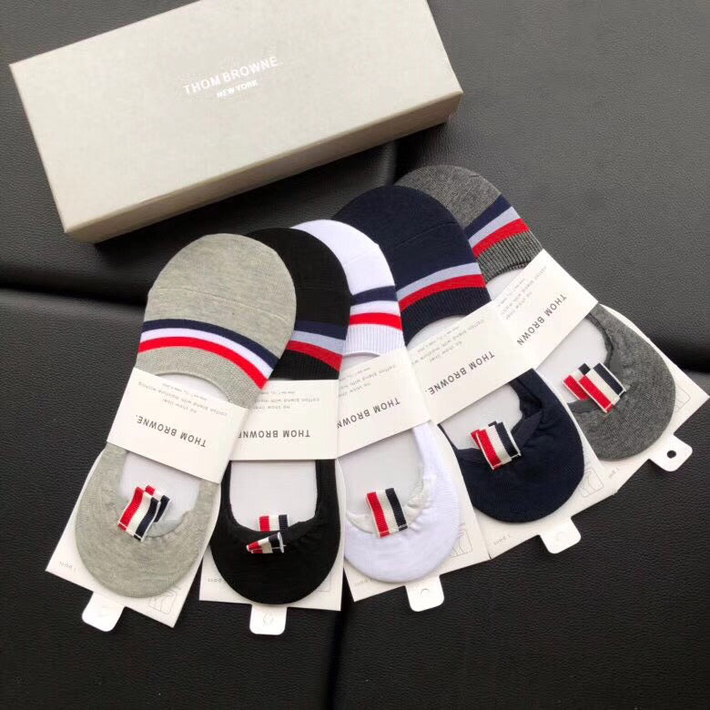 Cotton Short Socks - 5-Pair Pack
