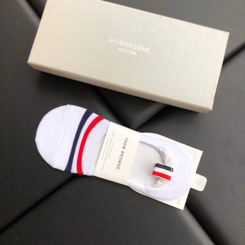 Thom Browne Cotton Crew Socks - 5-Pair Set