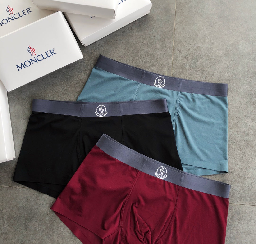 Moncler Modal Men's Boxer Briefs - 3-Piece Box