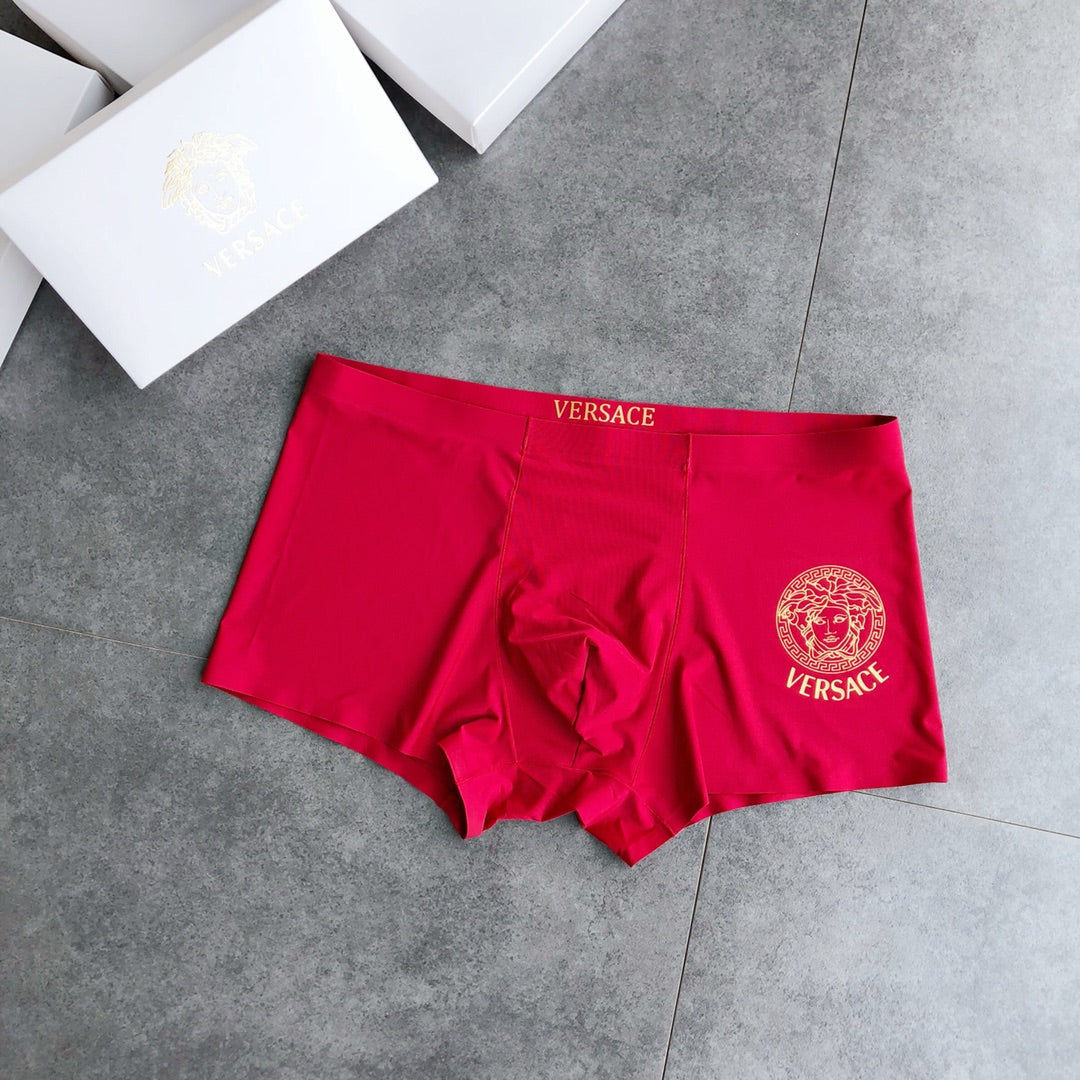 Versace Medallion Details Men's Boxer Briefs - 3-Piece Box
