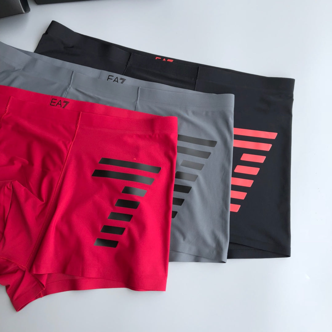 Armani Milk-Silk Men's Boxer Briefs - 3-Piece Box