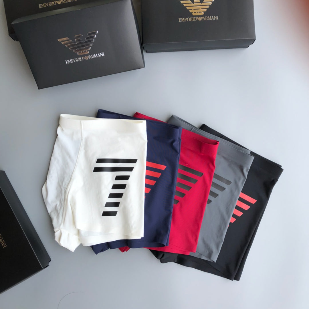 Armani Milk-Silk Men's Boxer Briefs - 3-Piece Box