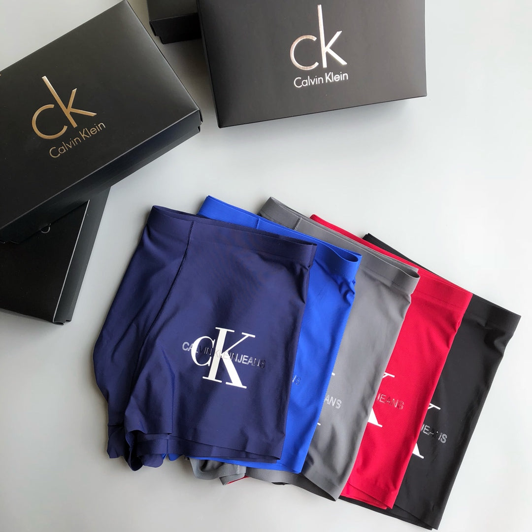 Unbranded Red and Grey Boxer Briefs 3-Piece Box Collection