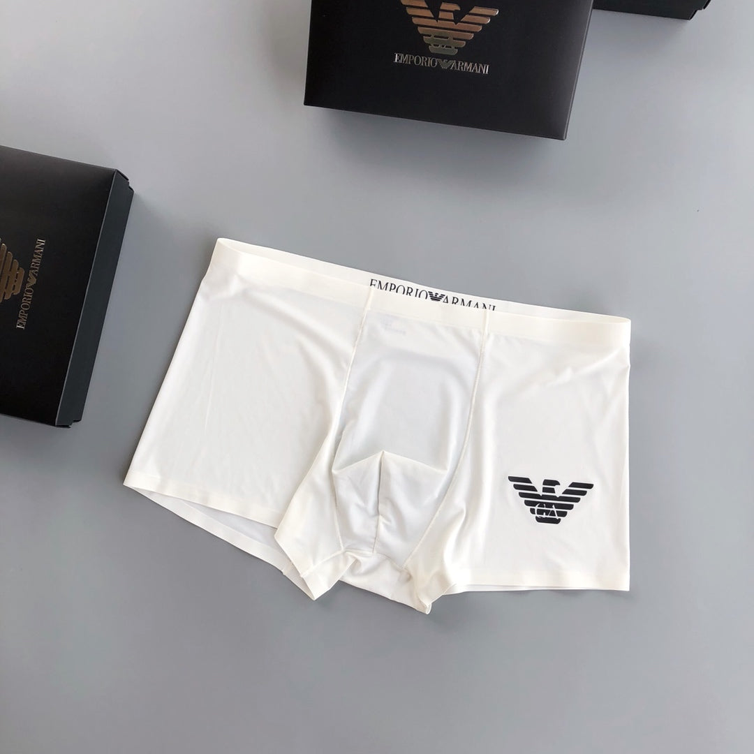 Armani Eagle Details Men's Boxer Briefs - 3-Piece Box