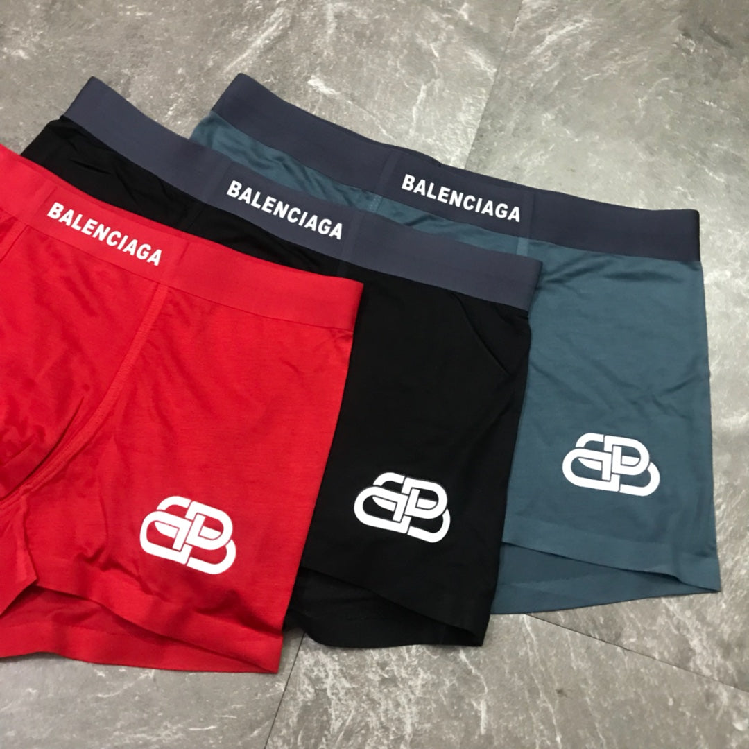 Balenciaga Modal Men's Boxer Briefs - 3-Piece Box
