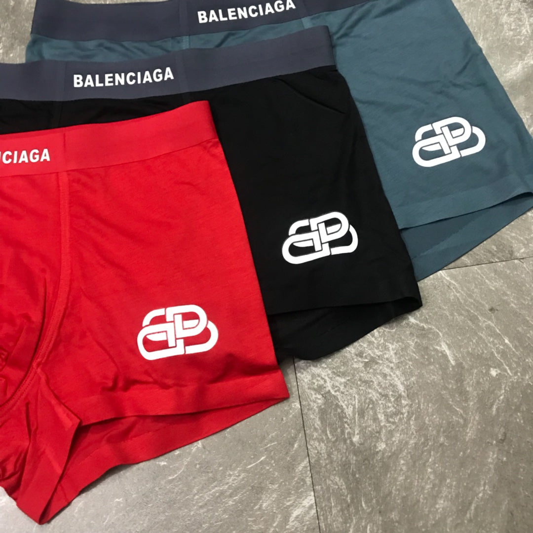 Balenciaga Modal Men's Boxer Briefs - 3-Piece Box