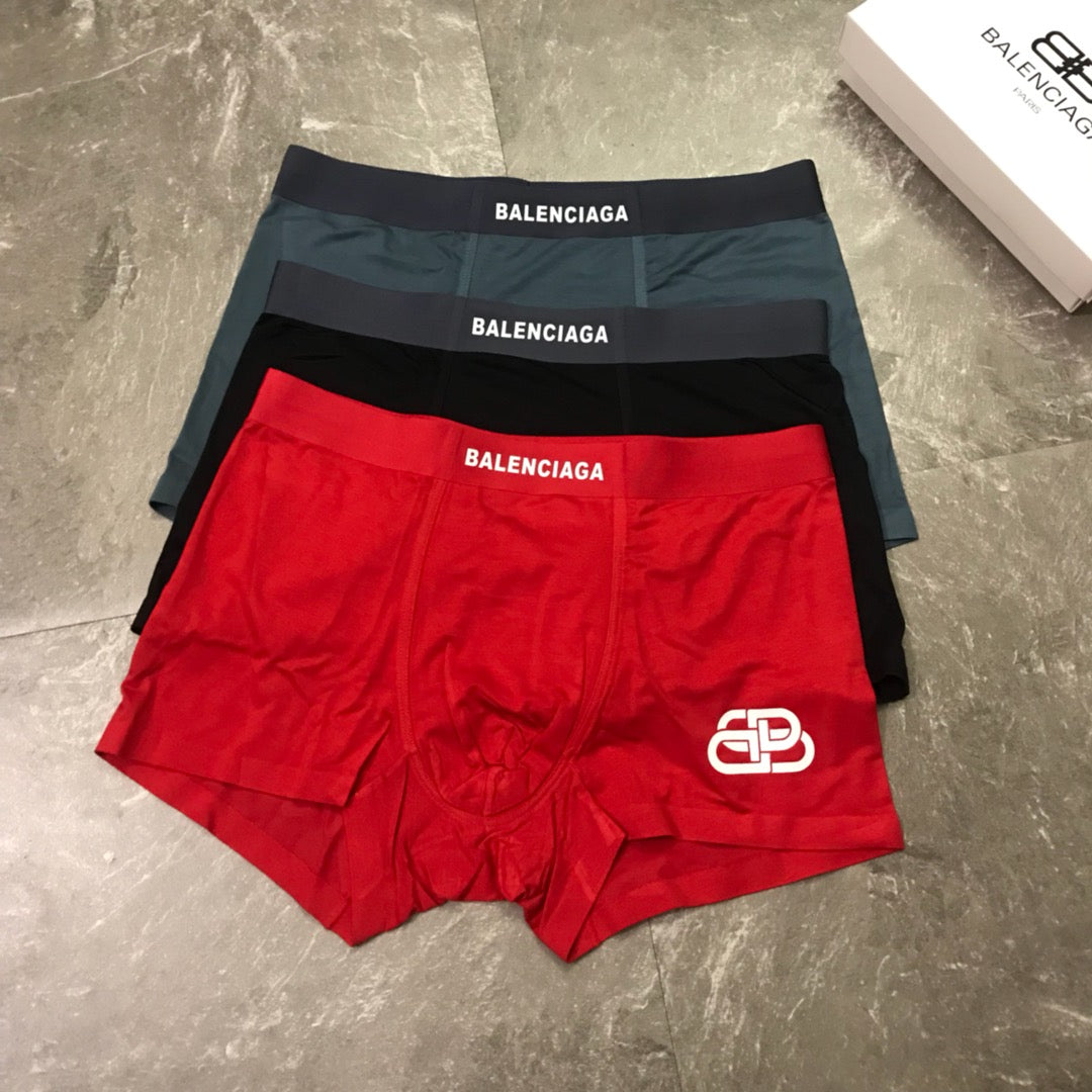 Balenciaga Modal Men's Boxer Briefs - 3-Piece Box