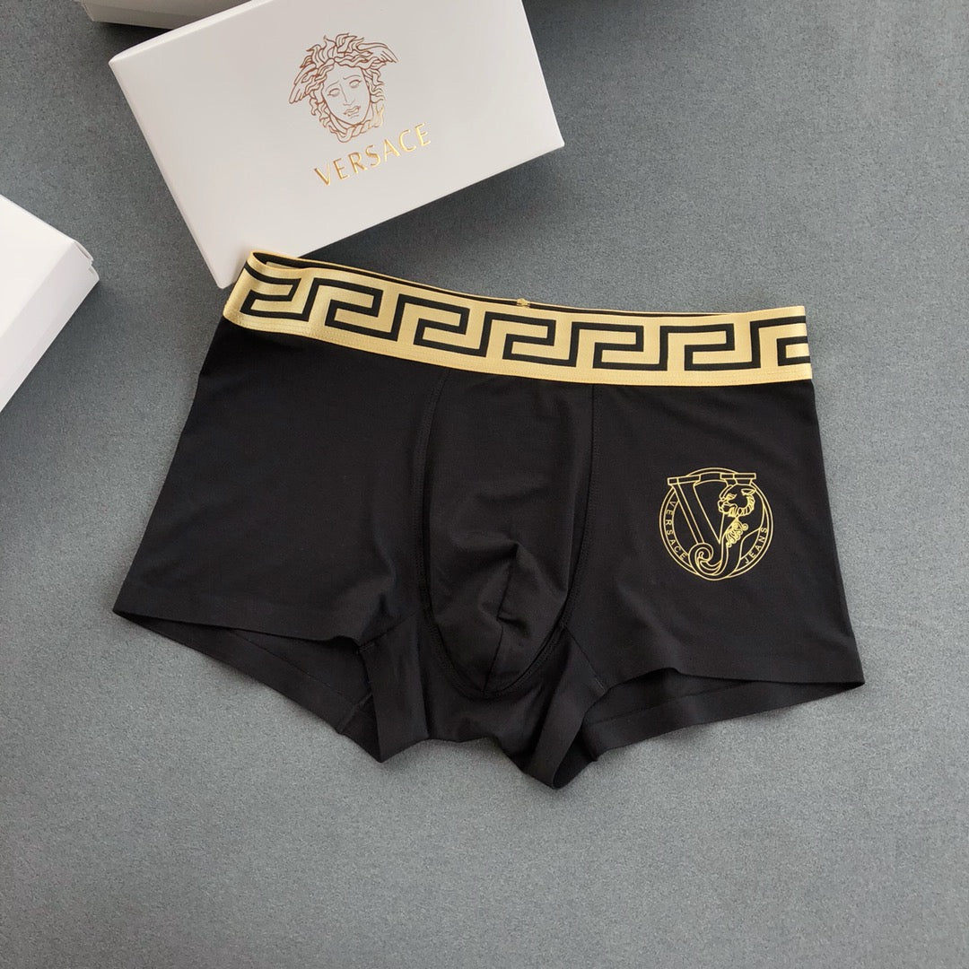 Versace Modal Breathable Seamless Men's Boxer Briefs – 3-Pack