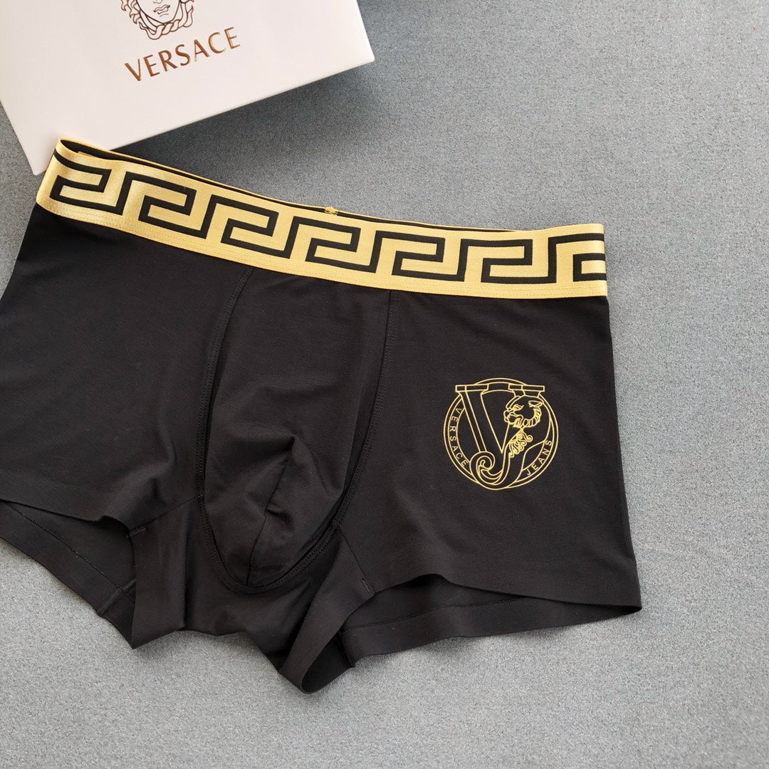 Versace Modal Breathable Seamless Men's Boxer Briefs – 3-Pack