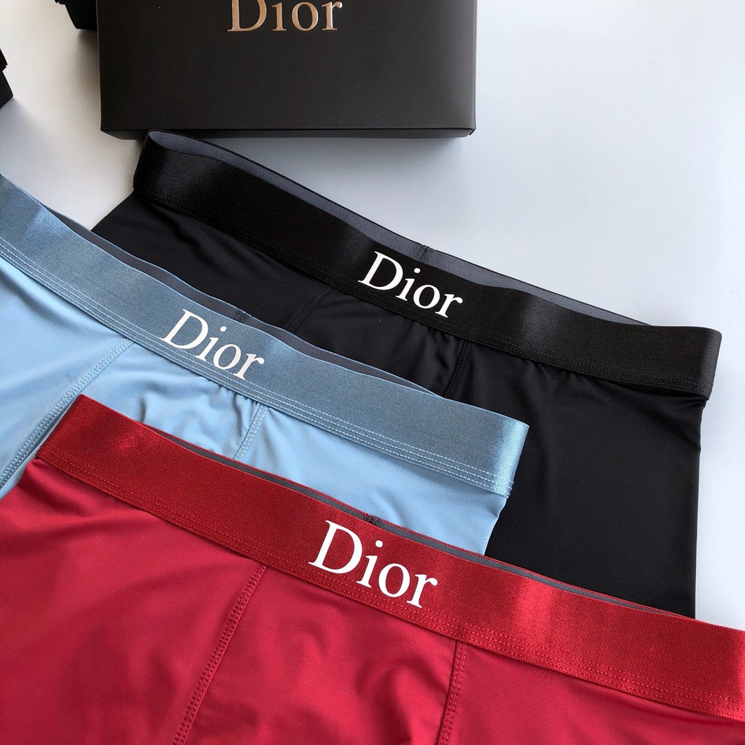 Dior Ice-Silk Men's Boxer Briefs - 3-Piece Box