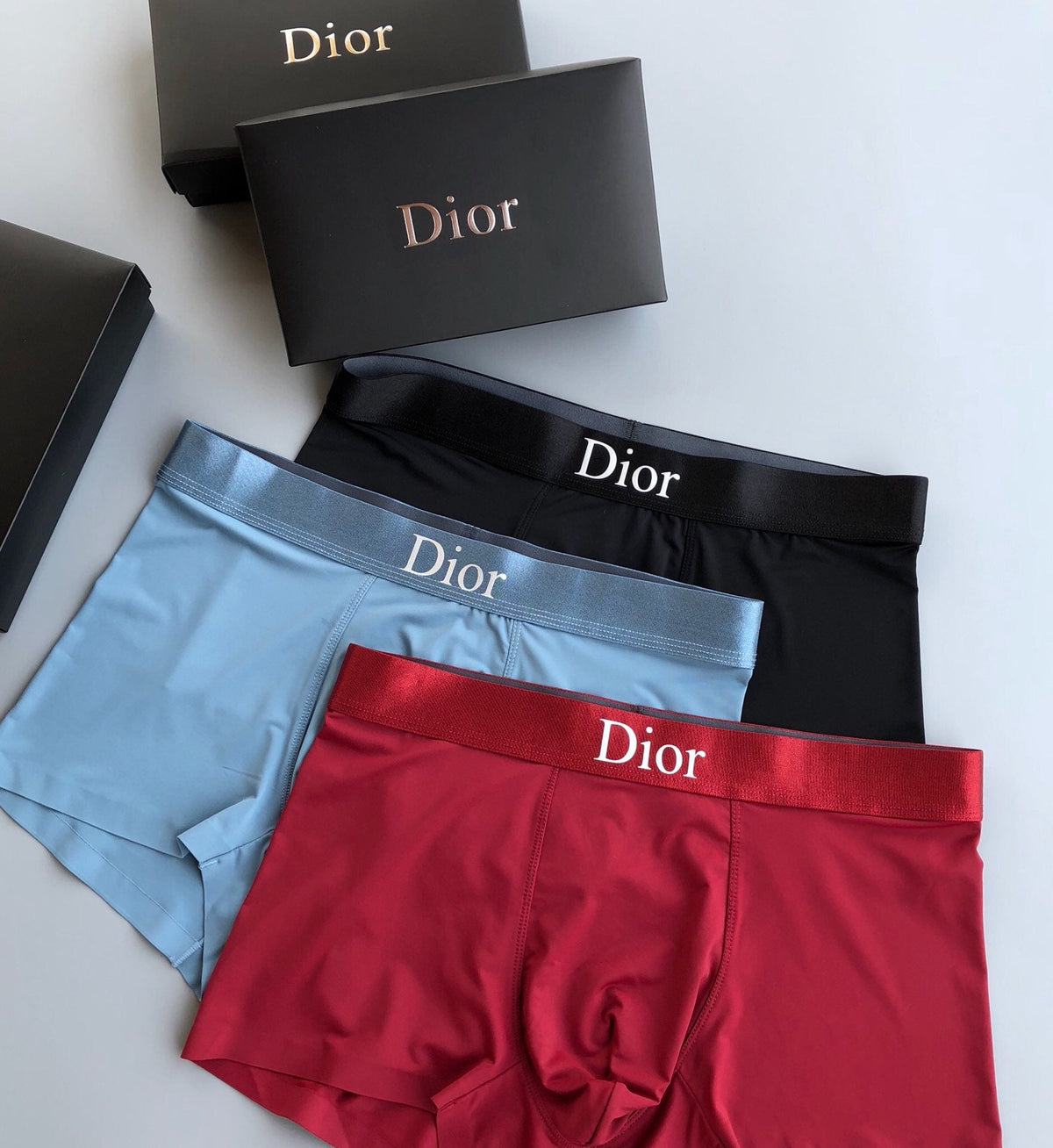 Dior Ice-Silk Short Socks - 3-Pair Pack