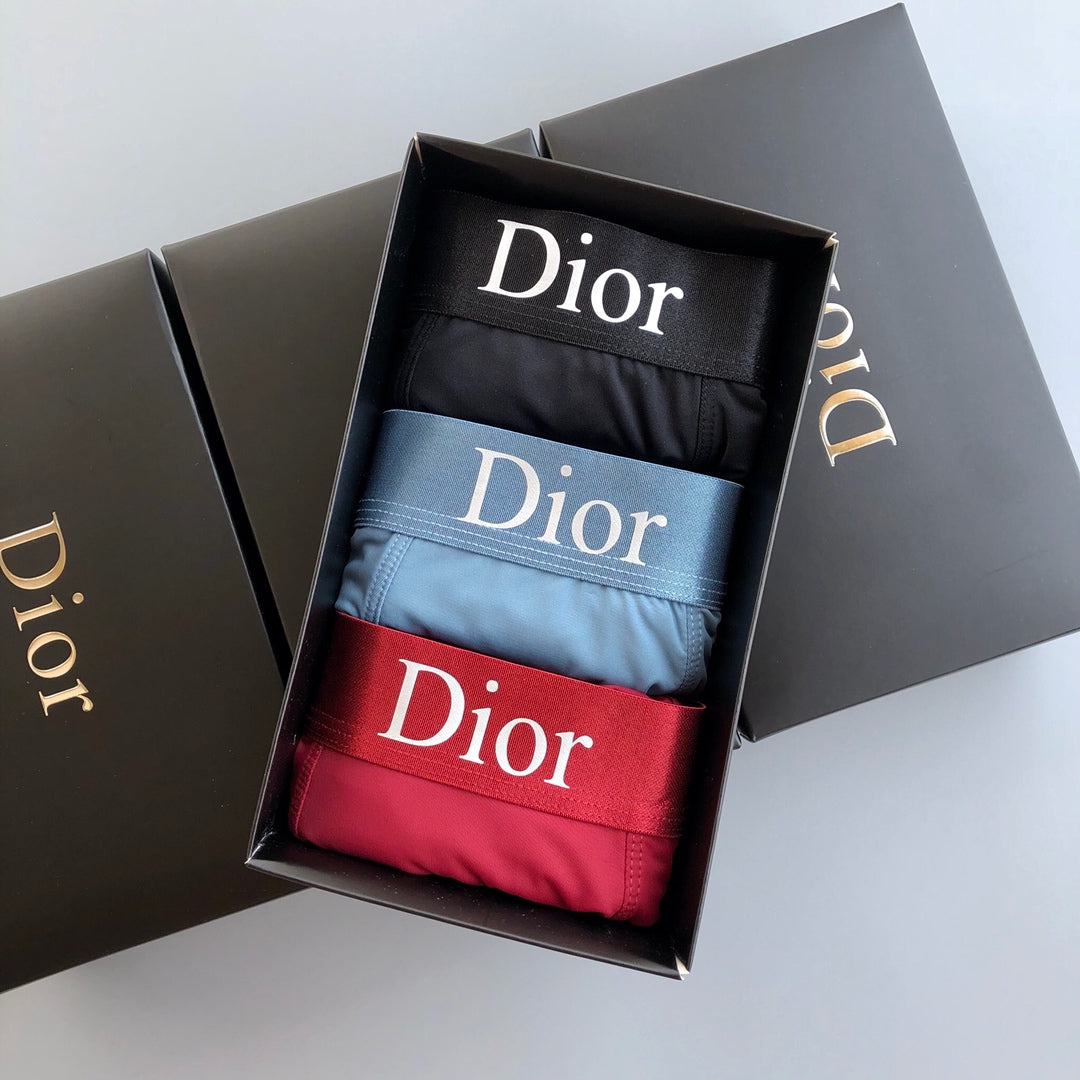 Dior Ice-Silk Short Socks - 3-Pair Pack