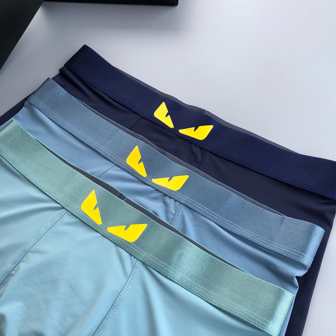 Fendi Ice-Silk Men's Boxer Briefs - 3-Piece Box