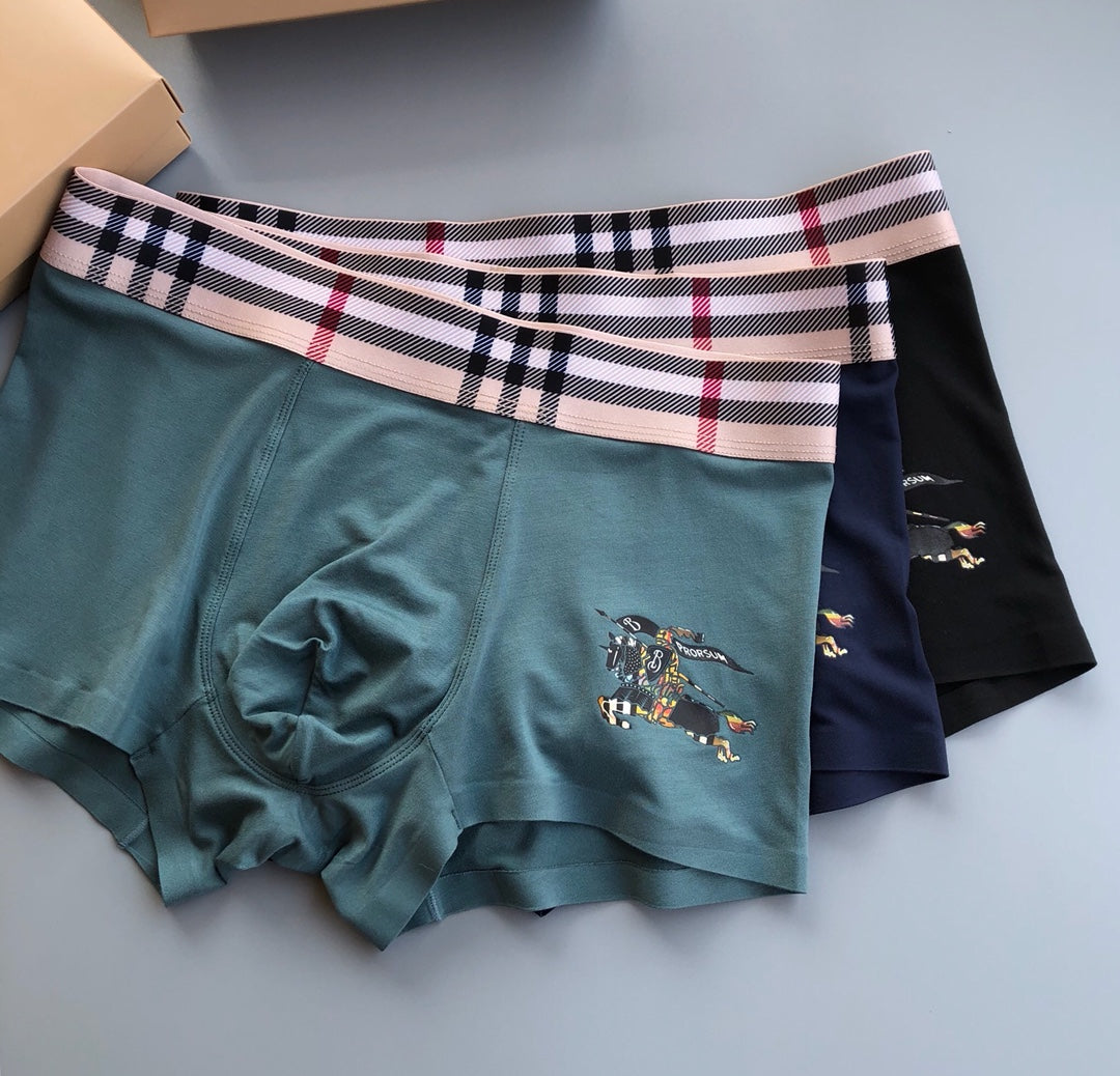 Burberry Modal Men's Boxer Briefs - 3-Piece Box