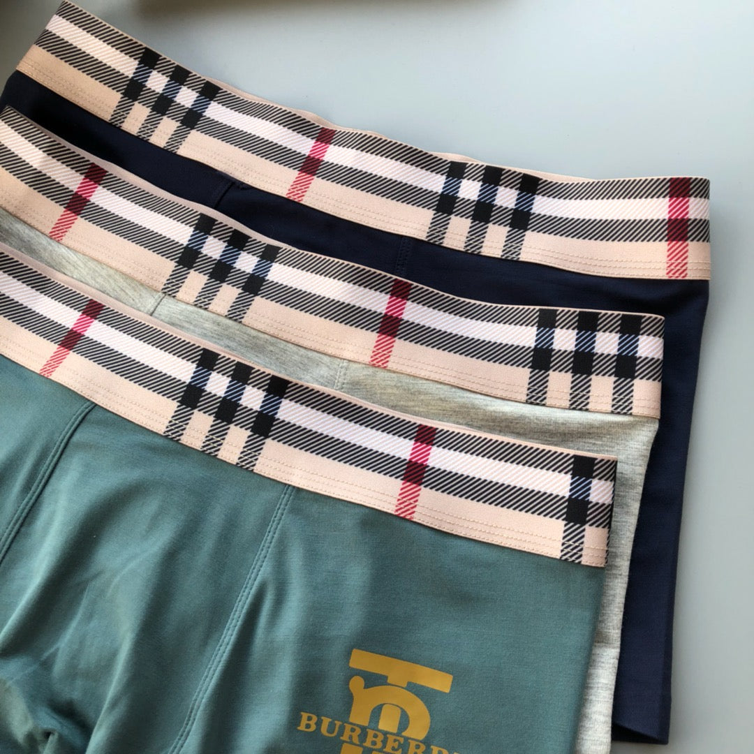 Burberry Modal Men's Boxer Briefs - 3-Piece Box
