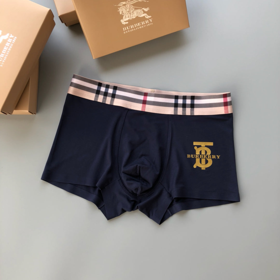 Burberry Monogram Accent Boxer Briefs 3-Piece Box Collection