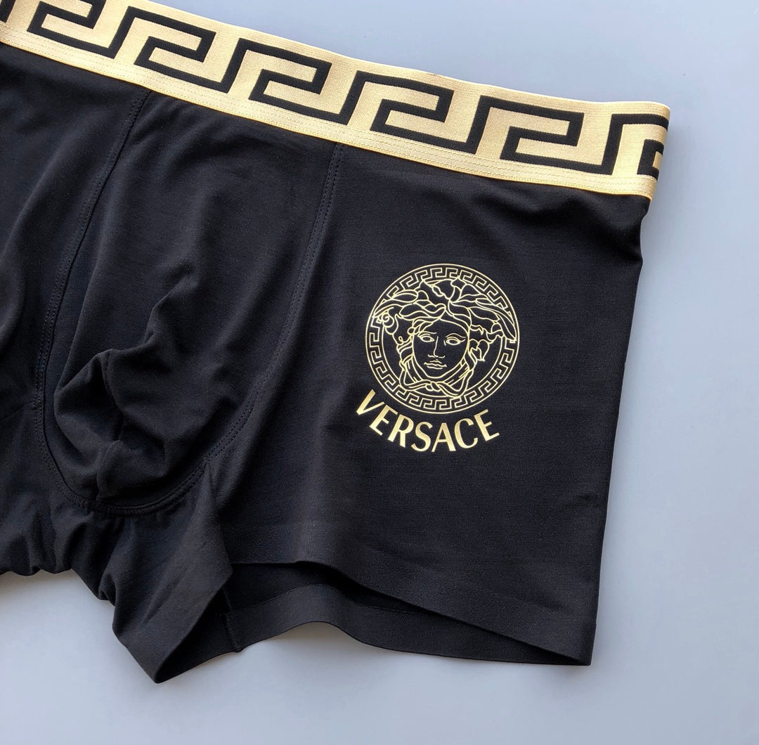 Versace Black Medusa Boxer Briefs 3-Piece Box Collection