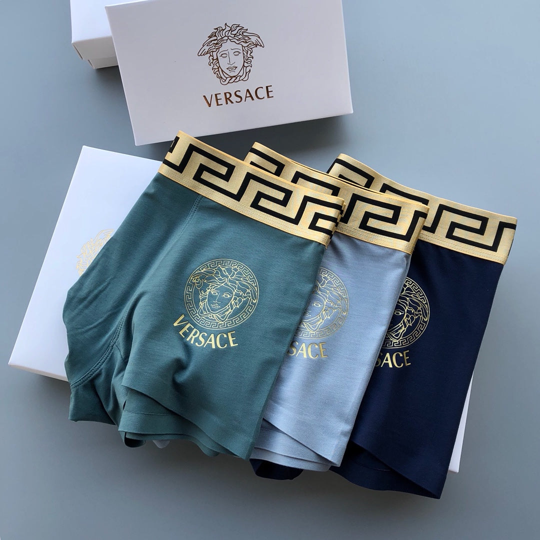 Versace Modal Short Socks - 3-Pair Pack