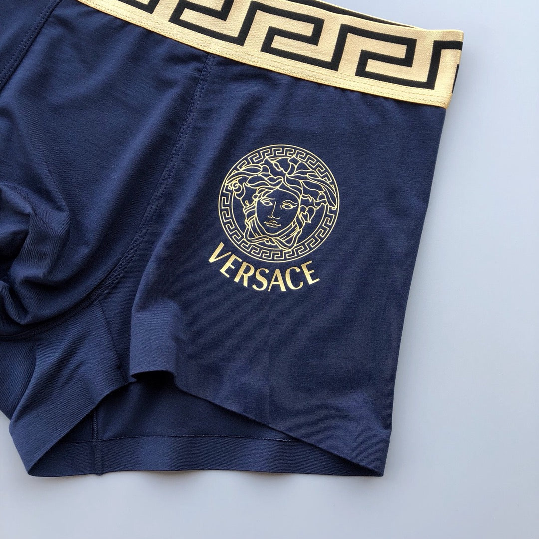 Versace Teal Medusa Print Boxer Briefs 3-Piece Box Collection