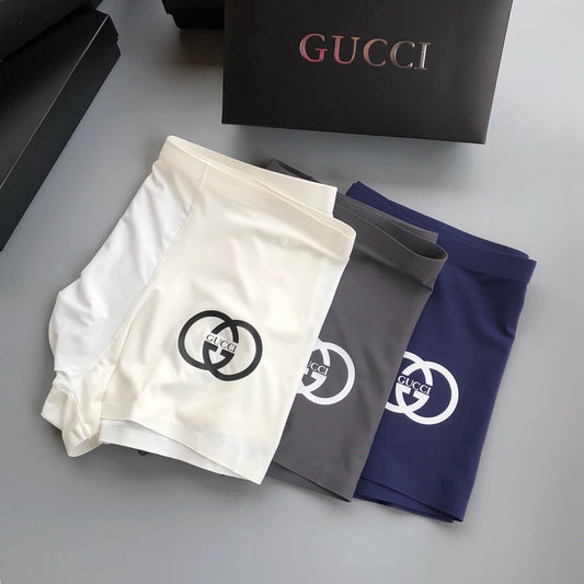 Gucci Milk-Silk Men's Boxer Briefs - 3-Piece Box