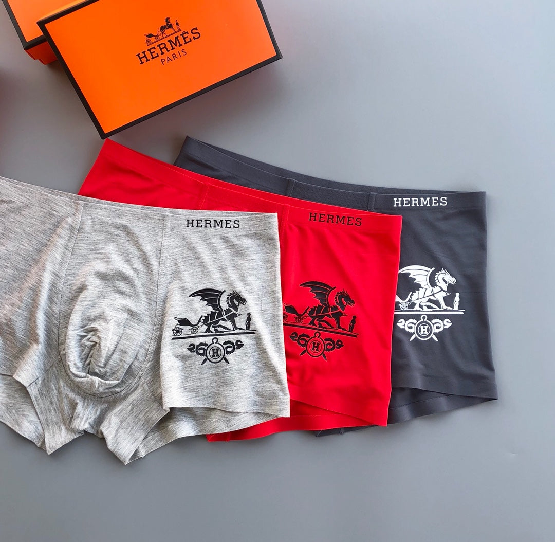 Hermes Modal Short Socks - 3-Pair Pack