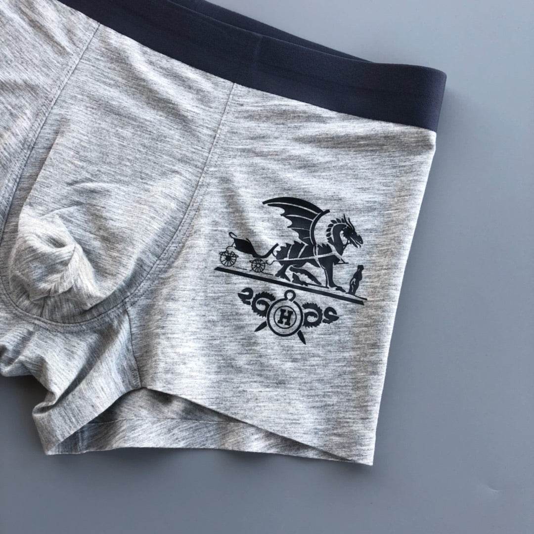 Hermes Modal Men's Boxer Briefs - 3-Piece Box