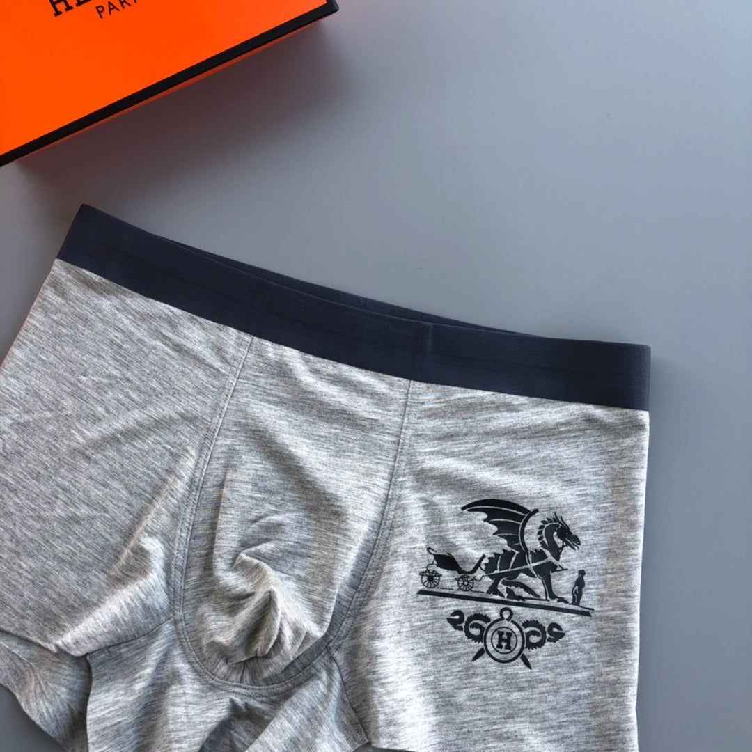 Hermes Modal Men's Boxer Briefs - 3-Piece Box