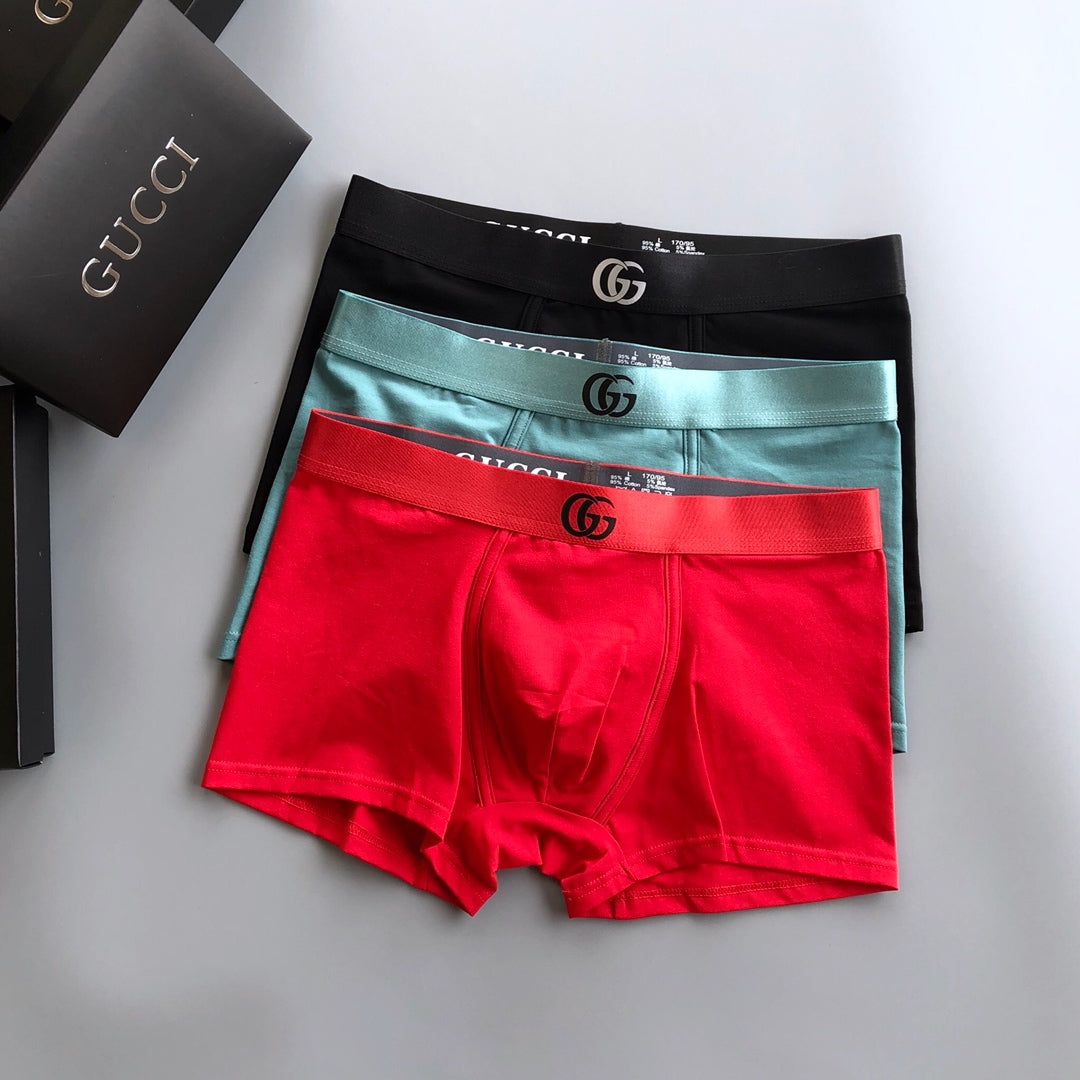 Gucci Cotton Men's Boxer Briefs - 3-Piece Box