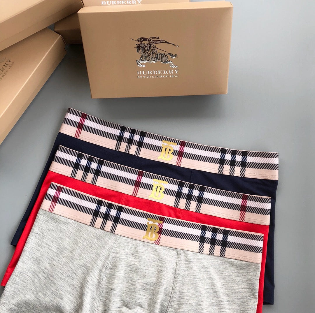 Burberry Modal Men's Boxer Briefs - 3-Piece Box