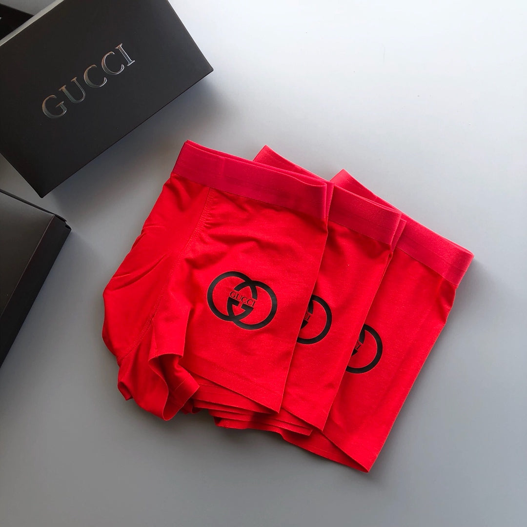Gucci Modal Men's Boxer Briefs - 3-Piece Box